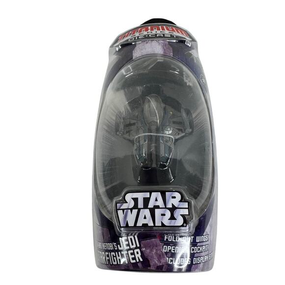 Star Wars Titanium Series Obi-Wan Kenobi Jedi Starfighter Die-Cast Toy 2006 - Picture 2 of 8